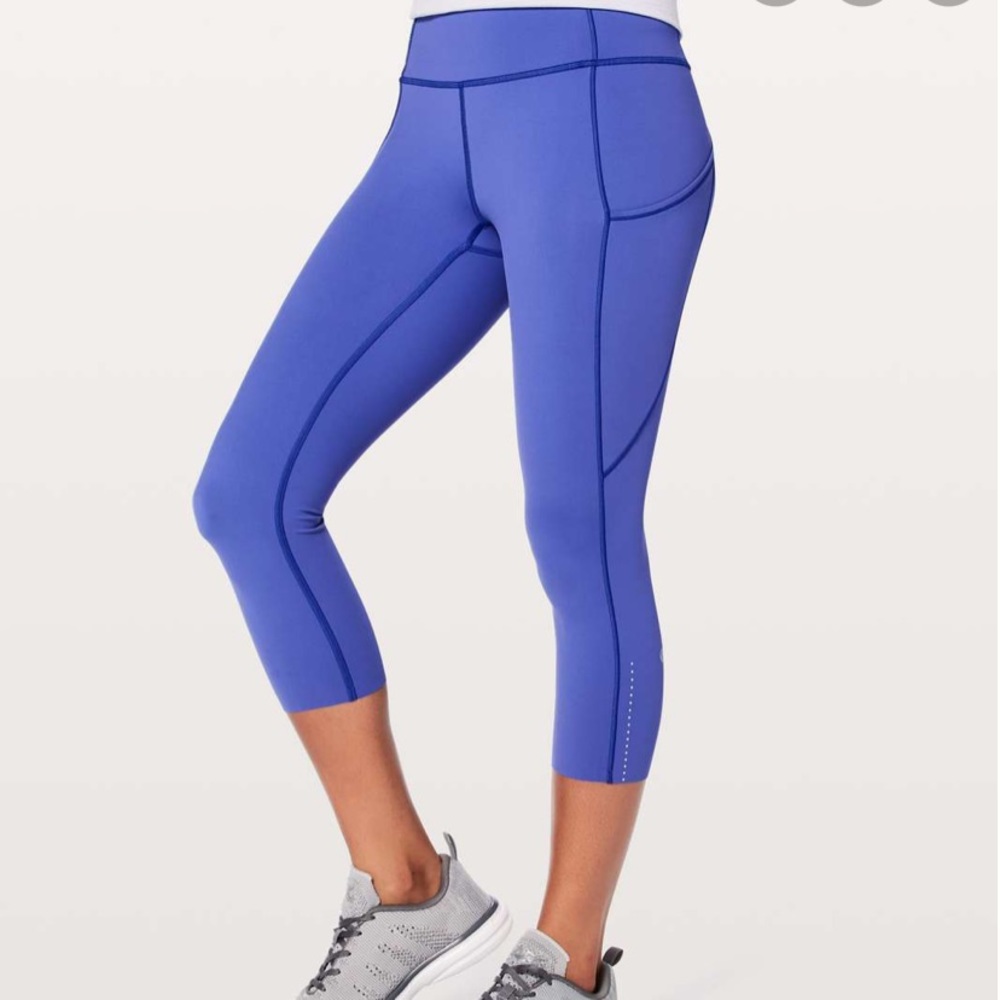 Lululemon Fast & Free Crop II *Nulux 19"
